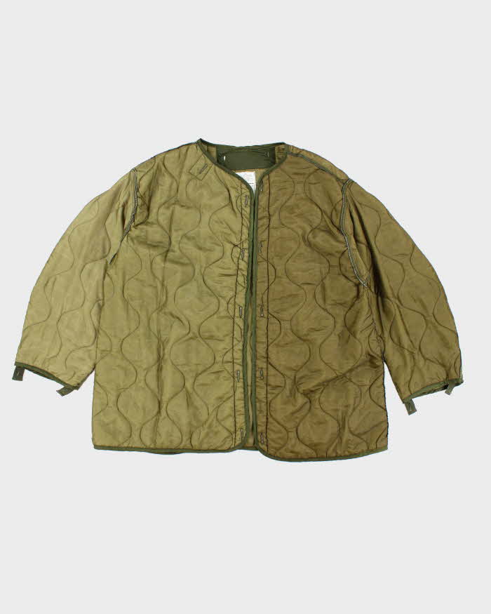 80s Vintage US Army M65 Jacket Liner - X-Large
