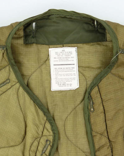 80s Vintage US Army M65 Jacket Liner - X-Large