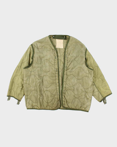 80s Vintage US Army M65 Jacket Liner - X-Large