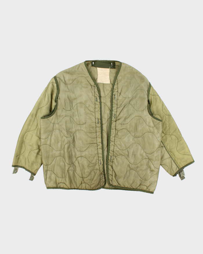 80s Vintage US Army M65 Jacket Liner - X-Large