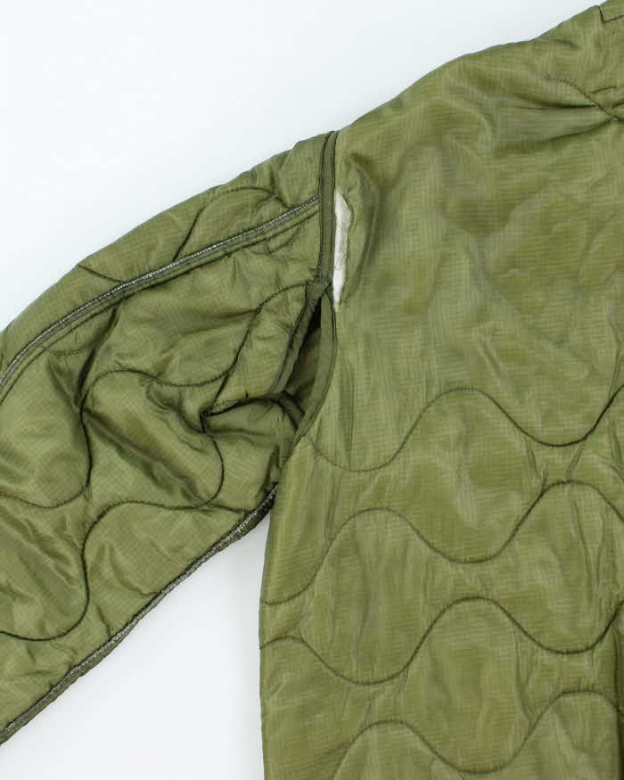 80s Vintage US Army M65 Jacket Liner - Large