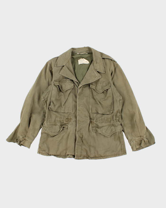 40s WWII Vintage US Army M-1943 Jacket - Large