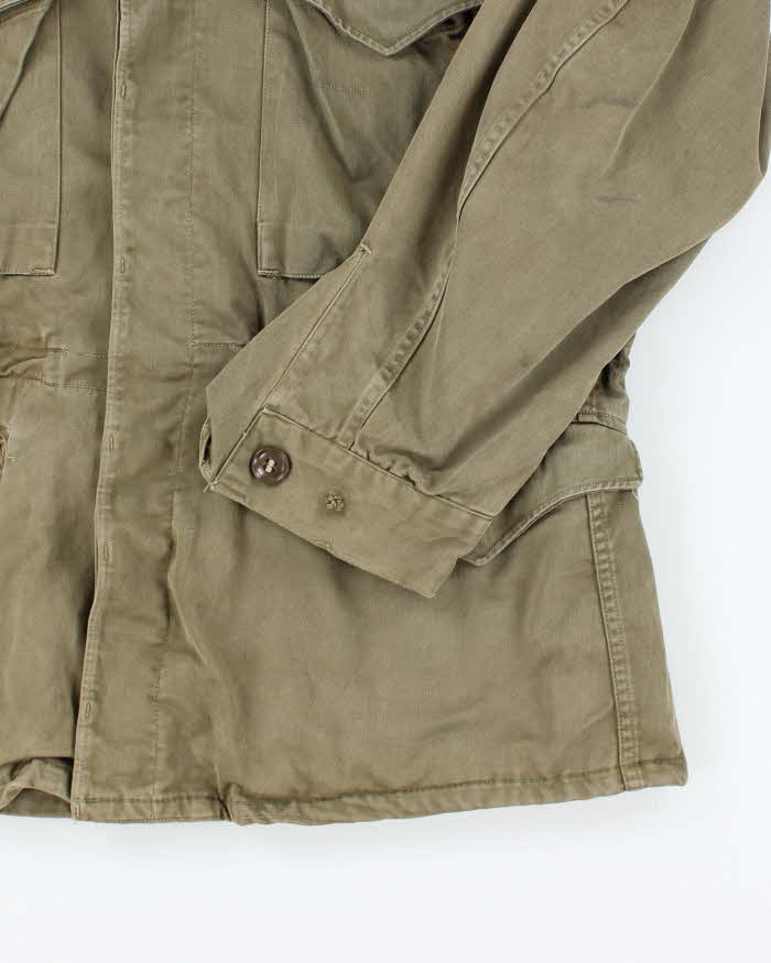 40s WWII Vintage US Army M-1943 Jacket - Large