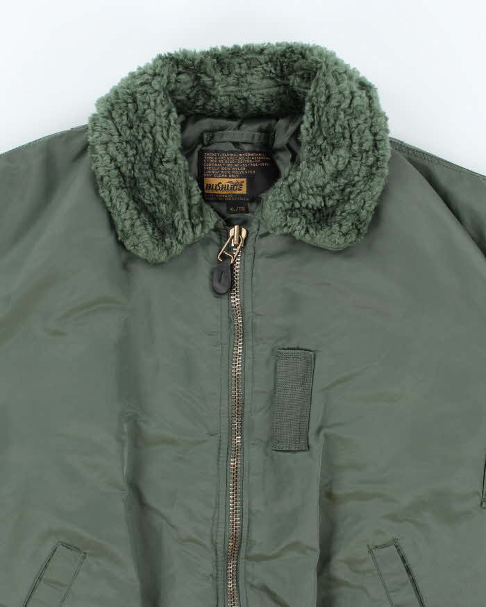 Vintage Military Style B-15 Flight Jacket - X-Large