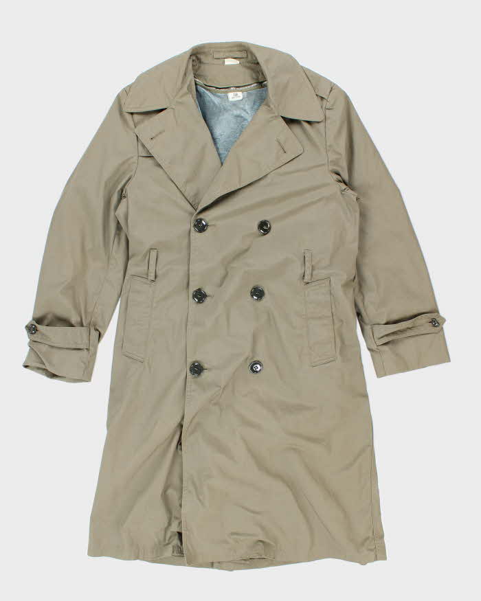 80s Vintage US Army Overcoat - X-Small