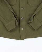 60s Vintage US Army Wool Field Shirt - Large