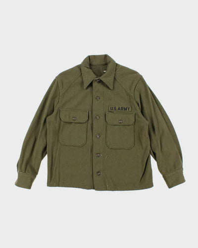 50s Vintage US Army Wool Field Shirt - Large