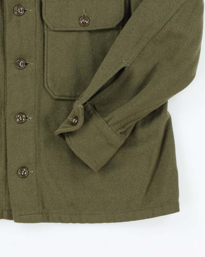 50s Vintage US Army Wool Field Shirt - Large