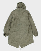 80s Vintage US army Desert Night Camo Parka - Large