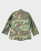 70s Vintage US Army RDF ERDL Combat Coat - Medium