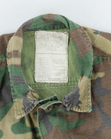 70s Vintage US Army RDF ERDL Combat Coat - Medium