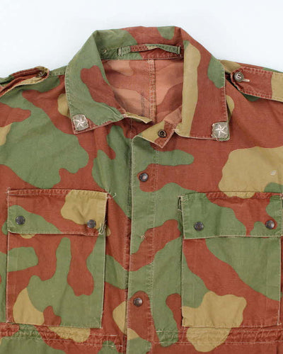 50s Vintage Italian Army San Marco Camo Jump Jacket - XXX-Large