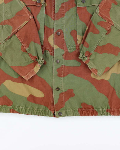 50s Vintage Italian Army San Marco Camo Jump Jacket - XXX-Large