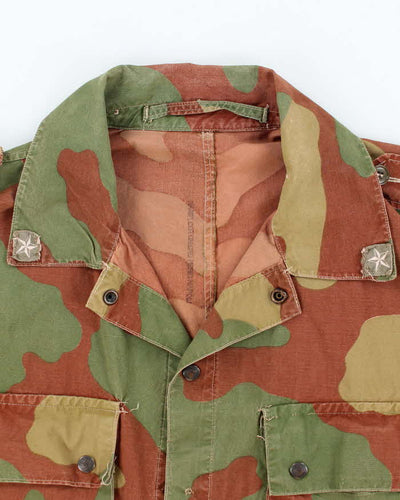 50s Vintage Italian Army San Marco Camo Jump Jacket - XXX-Large