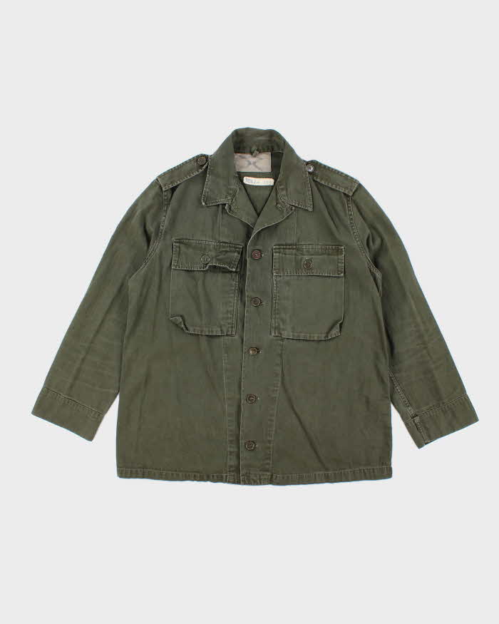 50s Vintage Dutch Army HBT Shirt - X-Large
