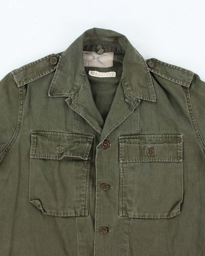 50s Vintage Dutch Army HBT Shirt - X-Large