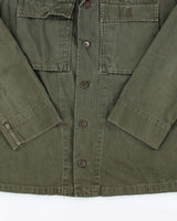50s Vintage Dutch Army HBT Shirt - X-Large
