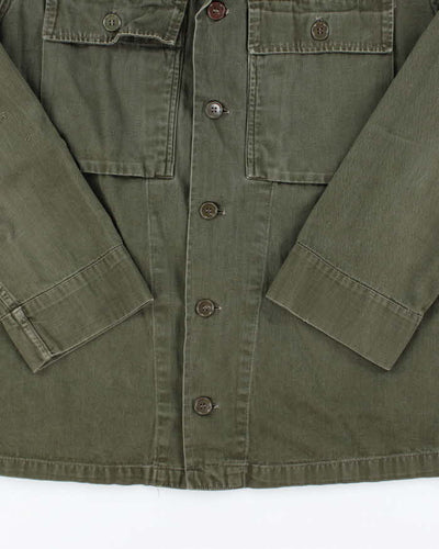 50s Vintage Dutch Army HBT Shirt - X-Large