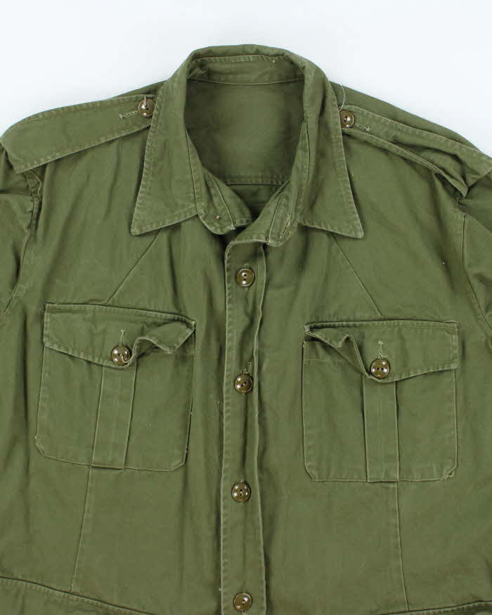 50s Vintage Canadian Army Bush Jacket - X-Large – Rokit