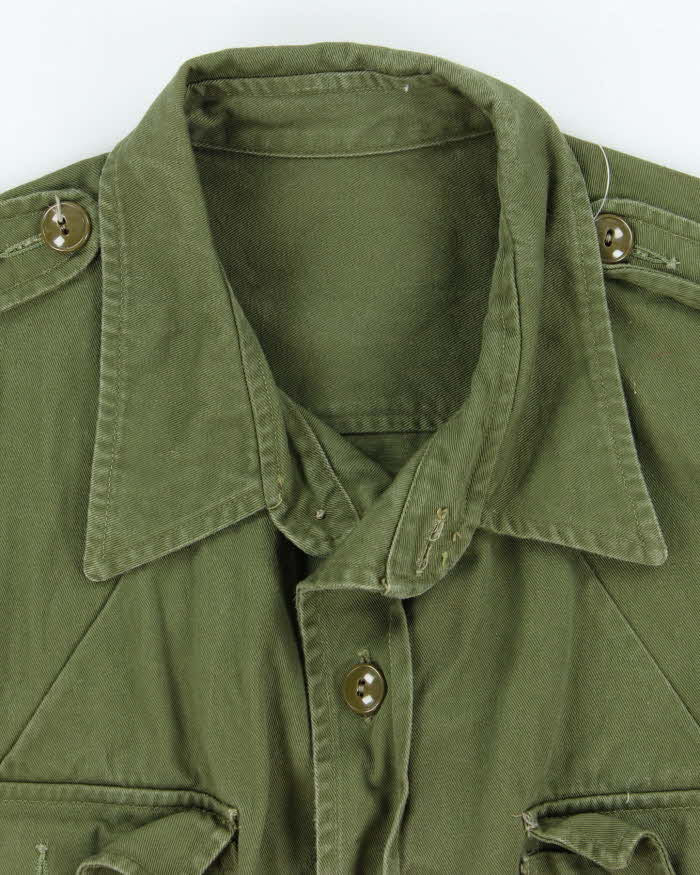 50s Vintage Canadian Army Bush Jacket - X-Large