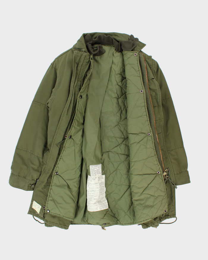 80s Vintage Canadian Army ECW Parka & Liner - Large
