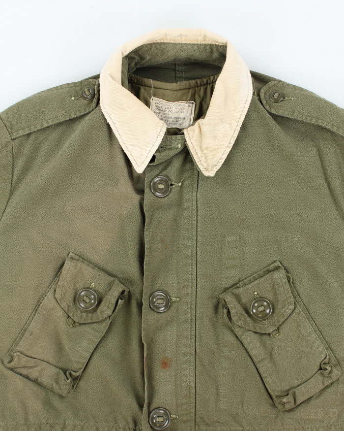 80s Vintage Canadian Army GS Jacket &amp; Liner - Short Medium