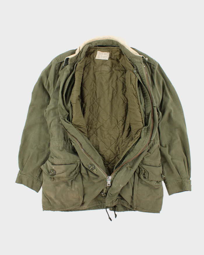 80s Vintage Canadian Army GS Jacket &amp; Liner - Short Medium