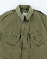 80s Vintage Canadian Army GS Jacket &amp; Liner - X-Large