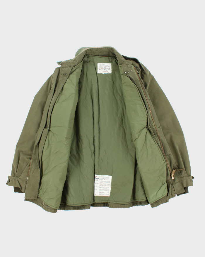 80s Vintage Canadian Army GS Jacket &amp; Liner - X-Large