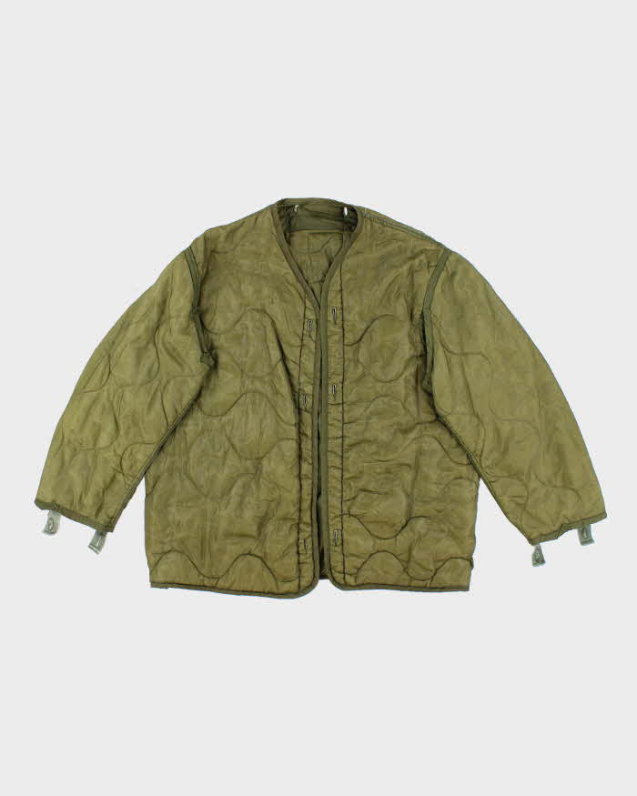 70s Vintage US Army M65 Jacket Liner - Large