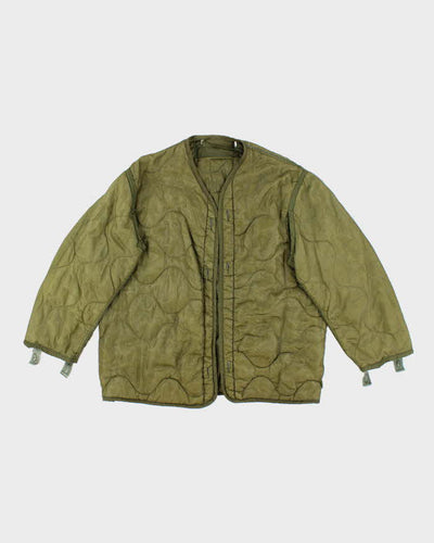 70s Vintage US Army M65 Jacket Liner - Large
