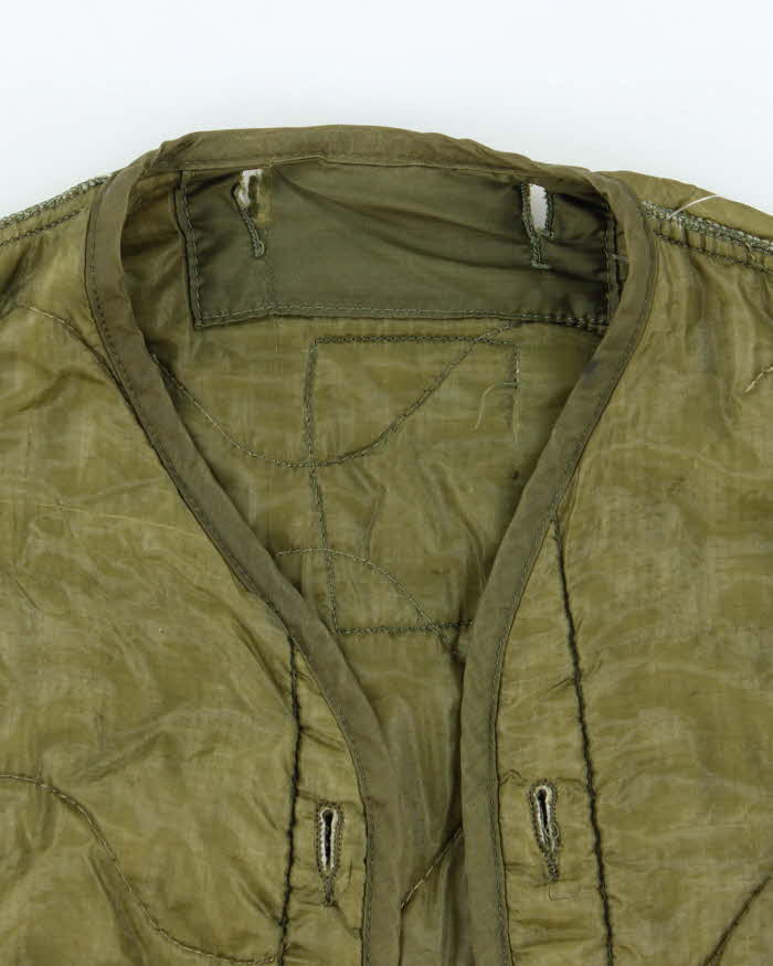70s Vintage US Army M65 Jacket Liner - Large