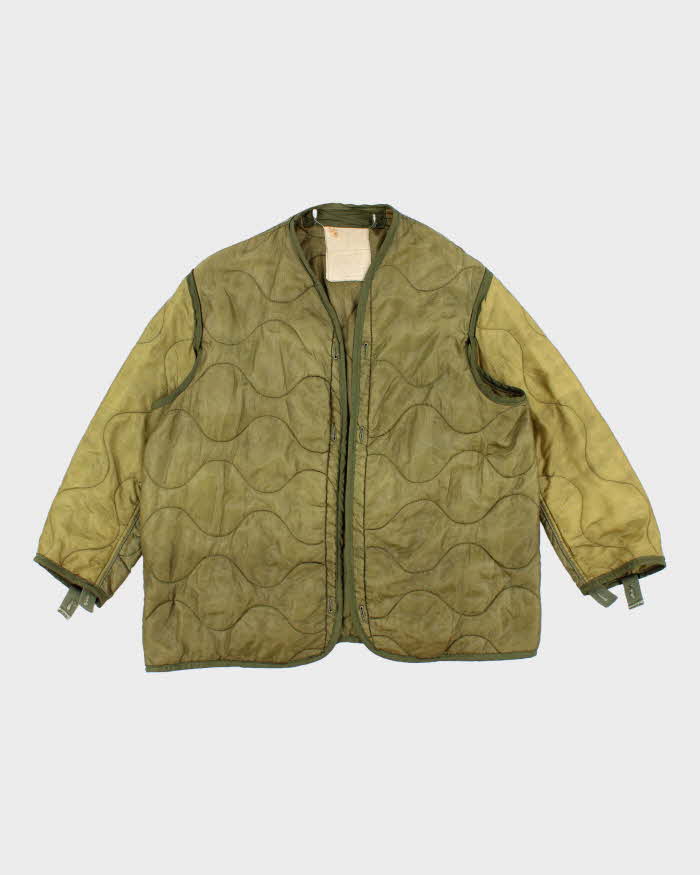 70s Vintage US Army M65 Jacket Liner - Large
