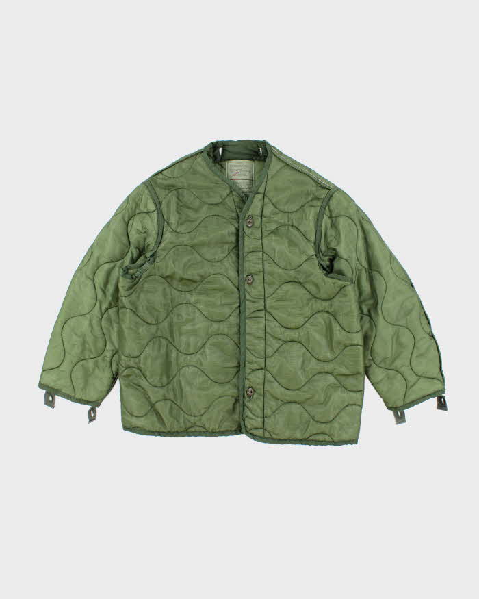 90s Vintage US Army M65 Jacket Liner - Large