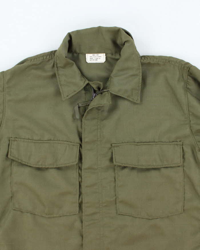 70s Vintage US Army Nomex Pilot Shirt - Small Long