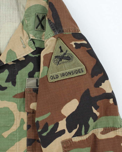 90s Vintage US Army Woodland BDU Jacket - Large