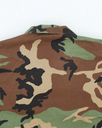 90s Vintage US Army Woodland BDU Jacket - Large