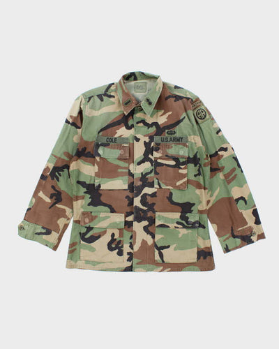 90s Vintage US Army Woodland BDU Jacket - Large