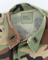 90s Vintage US Army Woodland BDU Jacket - Medium Regular