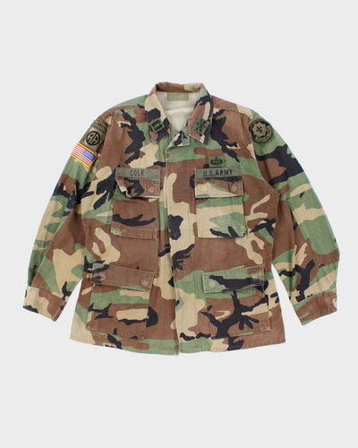 90s Vintage US Army Woodland BDU Jacket - Large