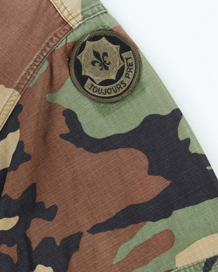 90s Vintage US Army Woodland BDU Jacket - Large