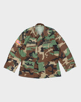 90s Vintage US Army Woodland BDU Jacket - Large