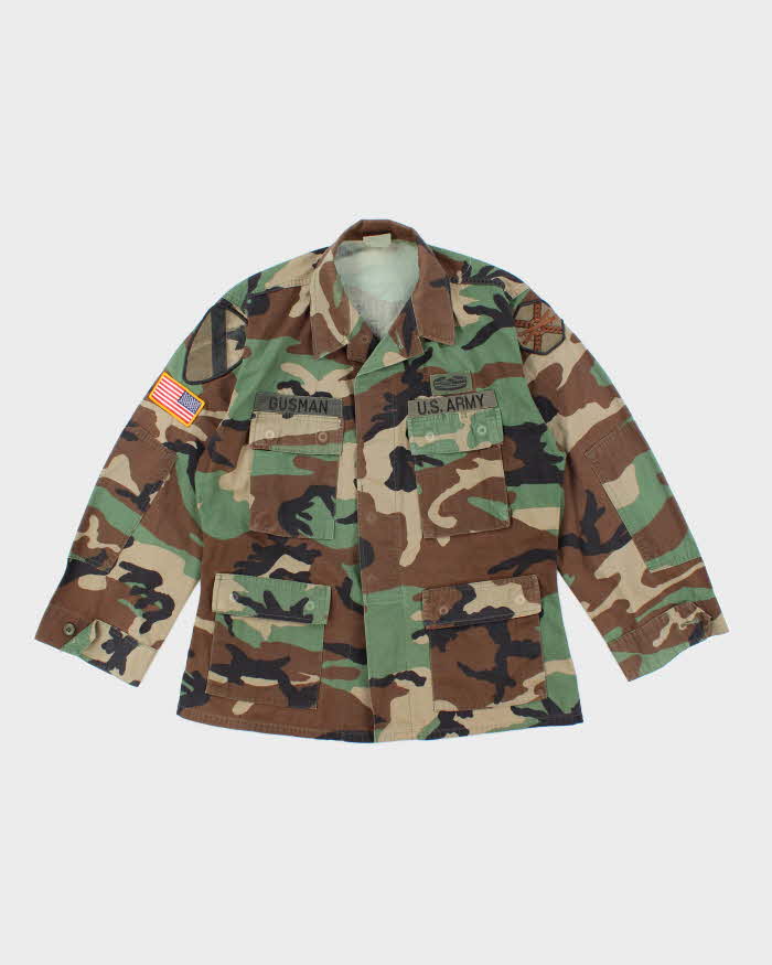 90s Vintage US Army Woodland BDU Jacket - Large
