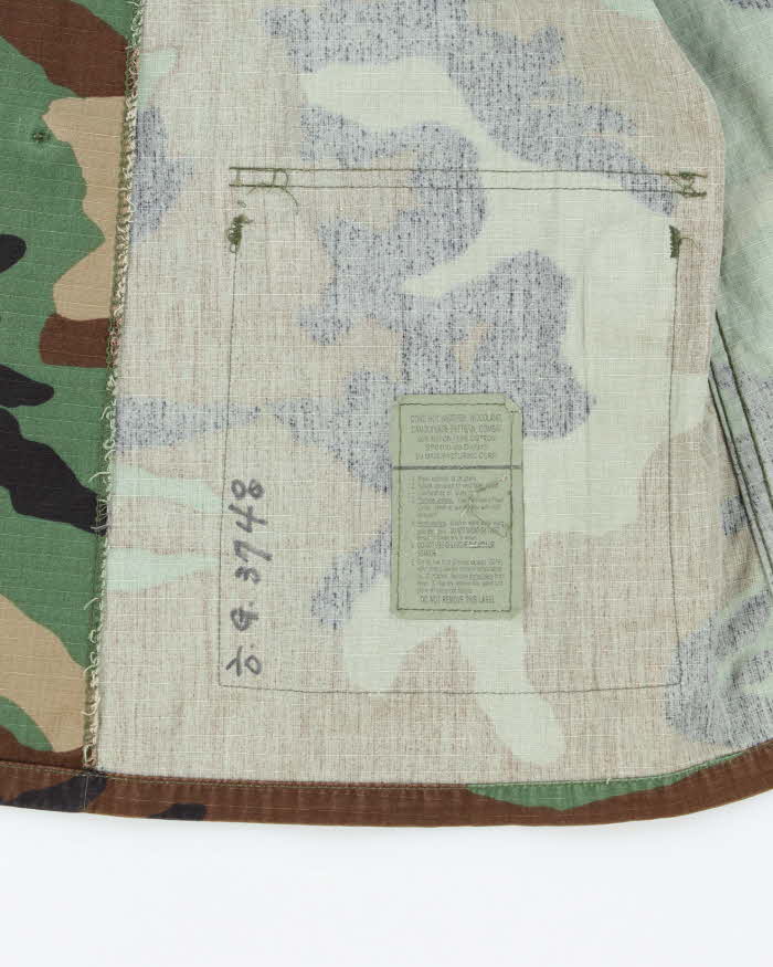 90s Vintage US Army Woodland BDU Jacket - Large