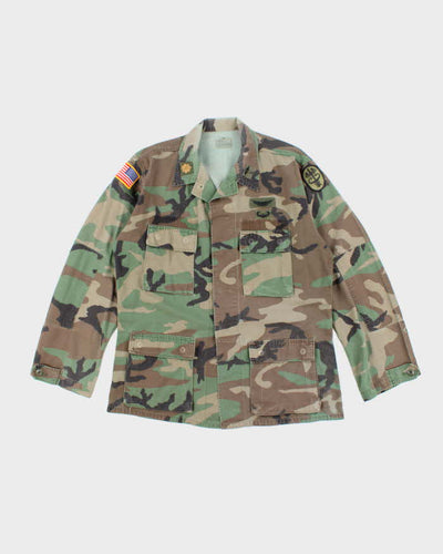 90s Vintage US Army Woodland BDU Jacket - Large