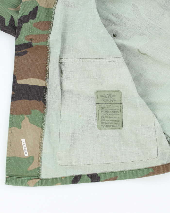 90s Vintage US Army Woodland BDU Jacket - Large