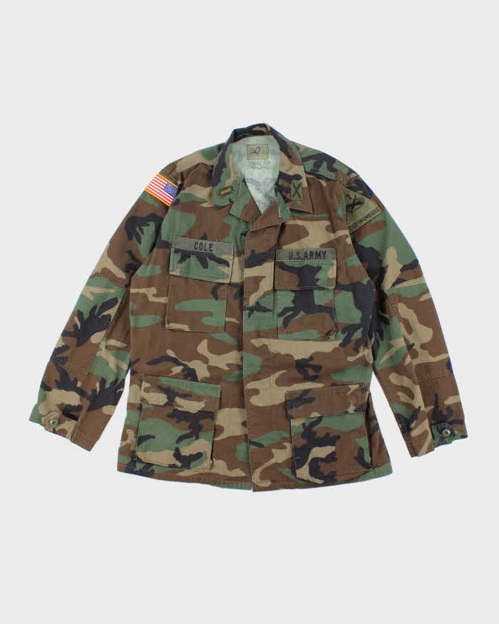 90s Vintage US Army Woodland BDU Jacket - Large