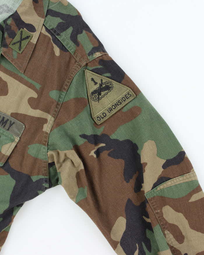 90s Vintage US Army Woodland BDU Jacket - Large