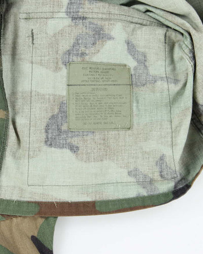 90s Vintage US Army Woodland BDU Jacket - Large