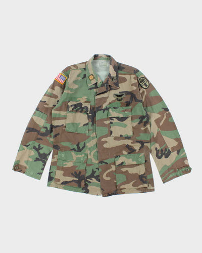 90s Vintage US Army Woodland BDU Jacket - Large